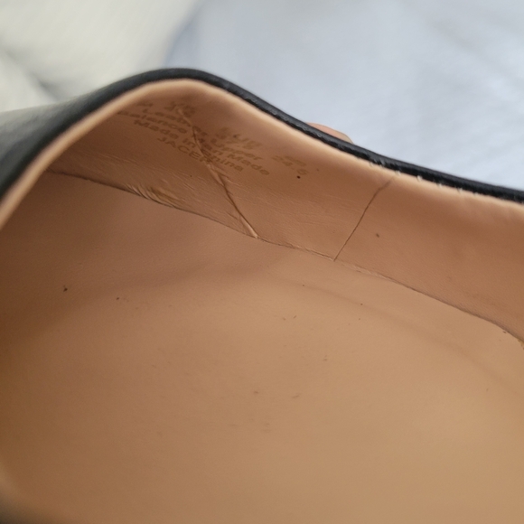 Franco Sarto Black Leather Slingback Pumps - Picture 3 of 4